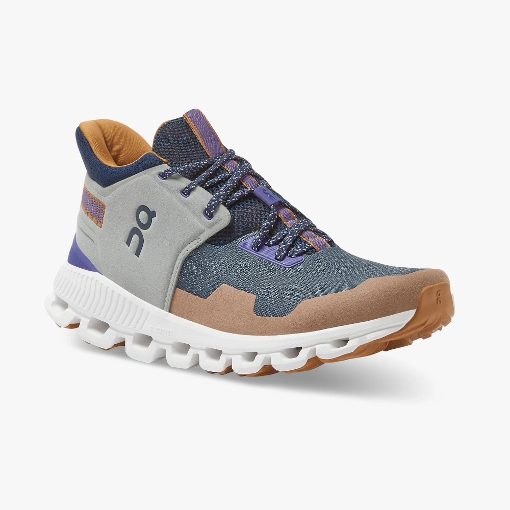 Scarpe da corsa ON Cloud Hi Edge: Eleganza e Performance, Offerta Svizzera, Colore Sabbia/Marrone.